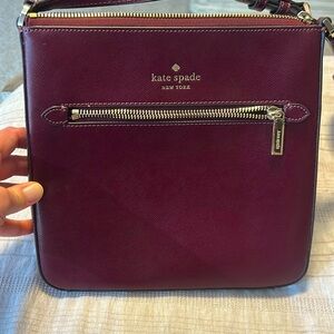 Burgundy Kate Spade Cross Body